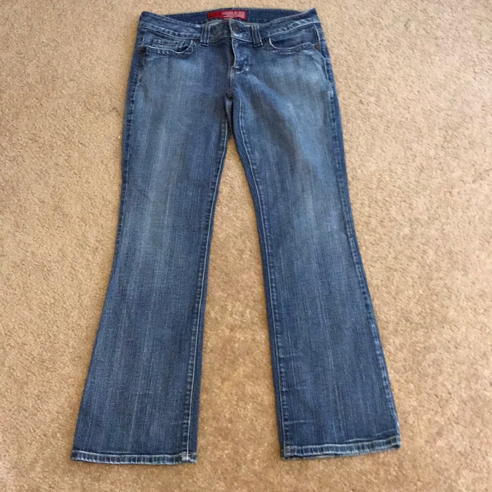 VINTAGE Guess Very Low Rise Straight Stretchy 30